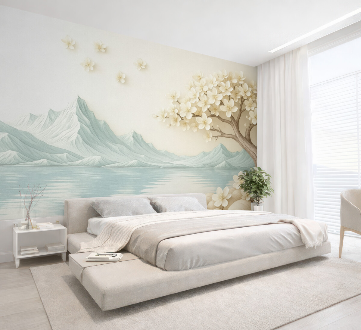 Fototapeta Malowane drzewo.