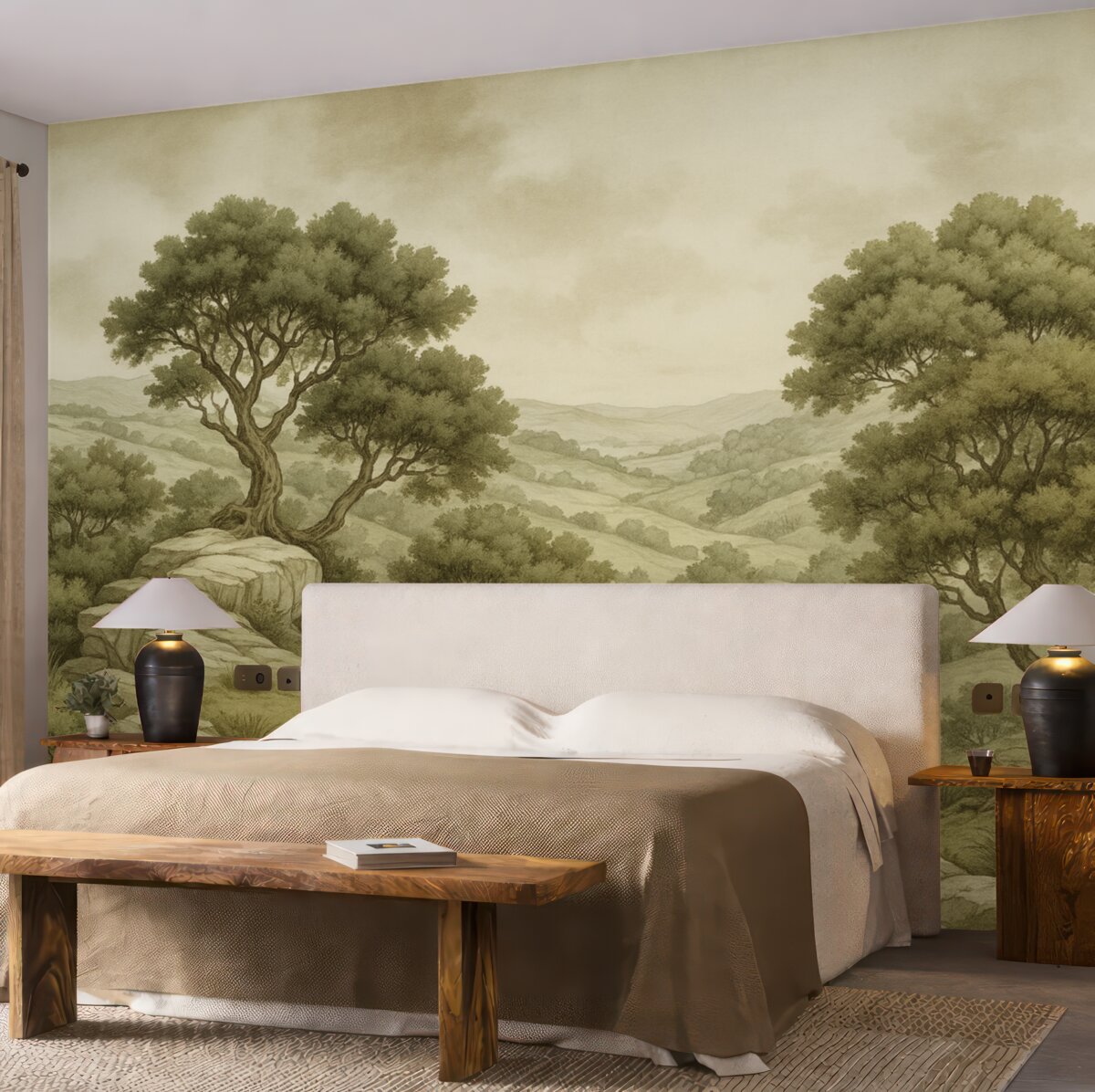 Fototapeta Odwzorowany krajobraz.