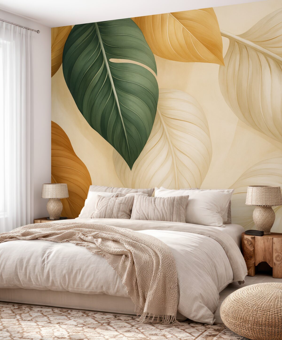 Fototapeta Tropikalne liście.