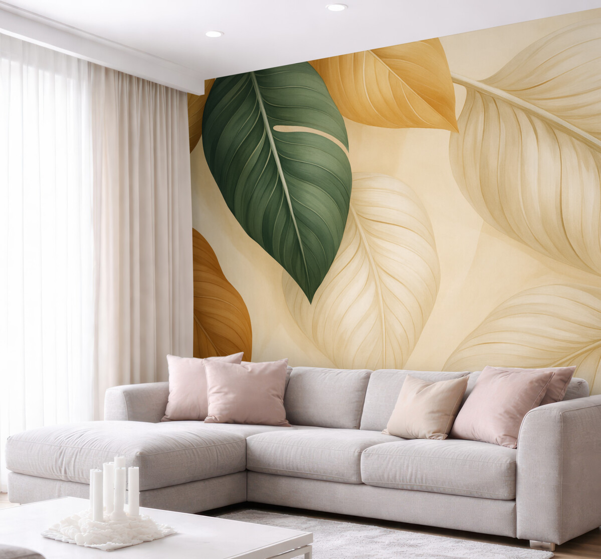 Fototapeta Tropikalne liście.