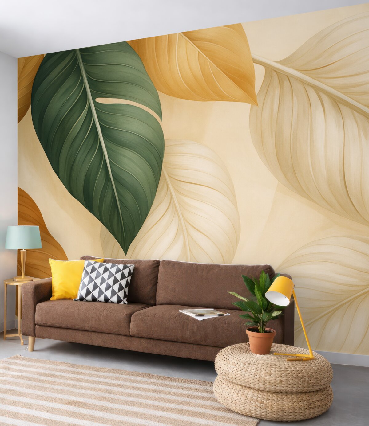 Fototapeta Tropikalne liście.