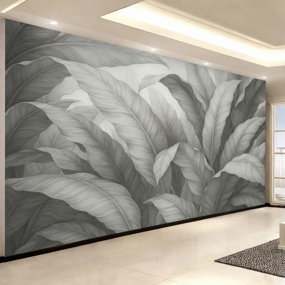 Fototapeta Liście drzewa bananowego