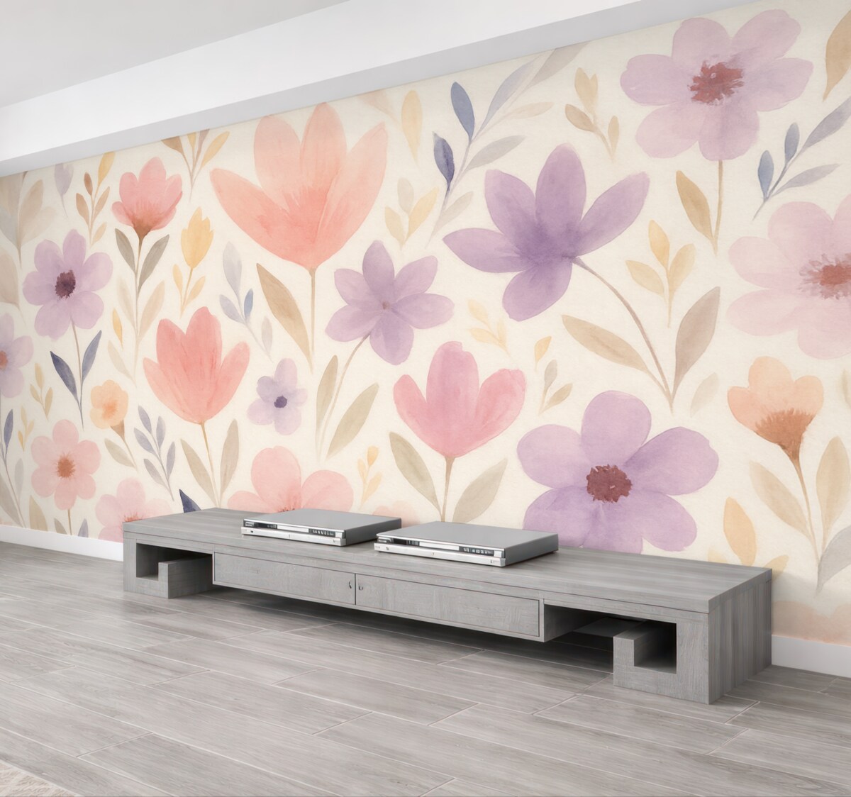 Fototapeta Subtelny kwiatowy motyw.