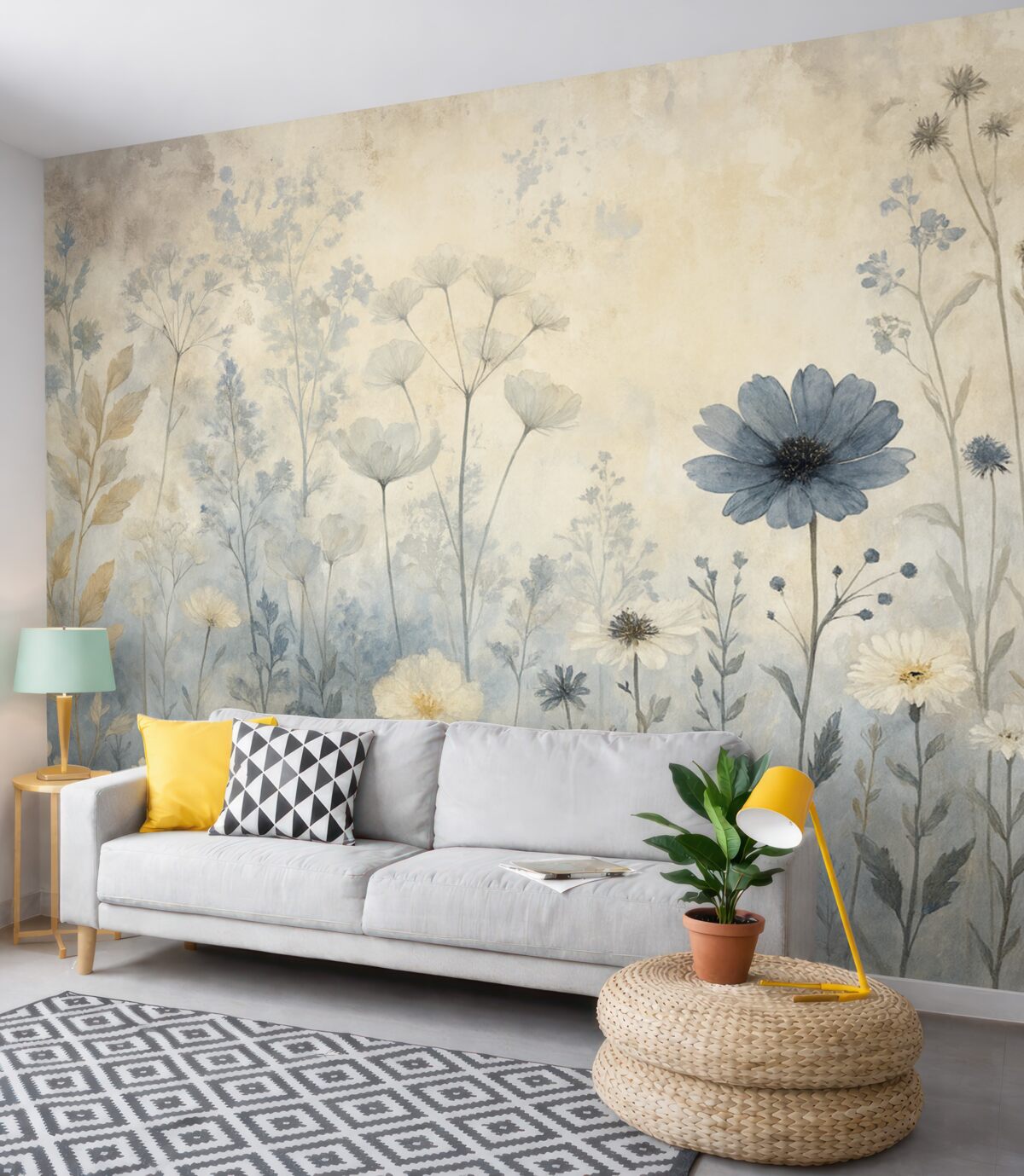 Fototapeta Kwiaty dzikie w sposób abstrakcyjny.