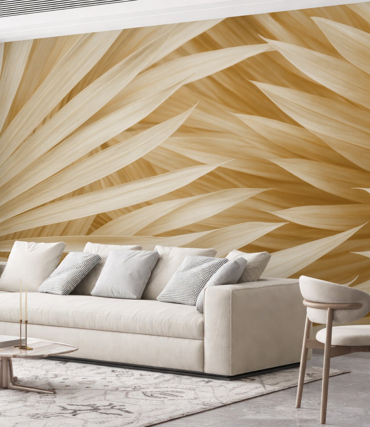 Fototapeta Wyschnięte liście palmowe.