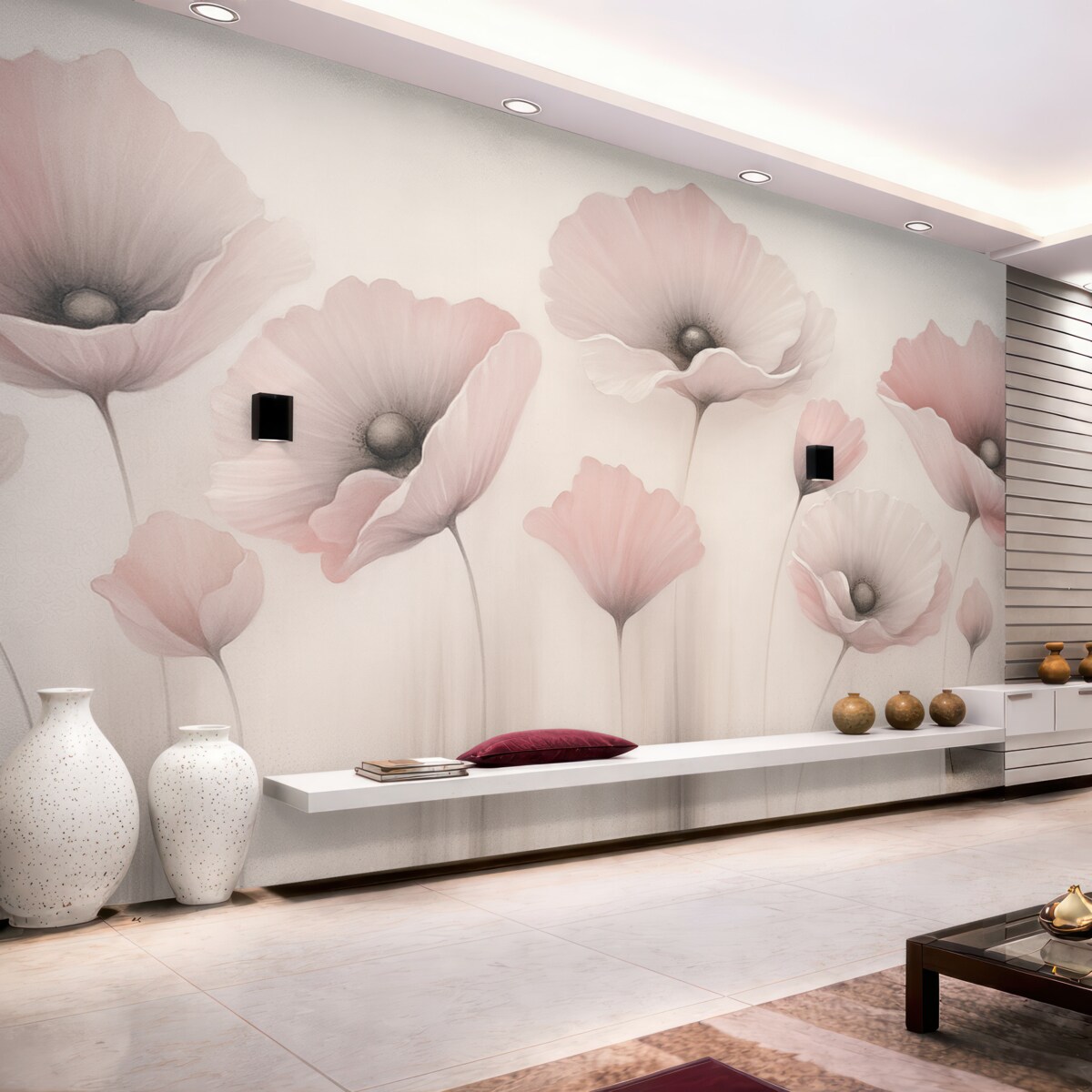 Fototapeta Różowe maki.