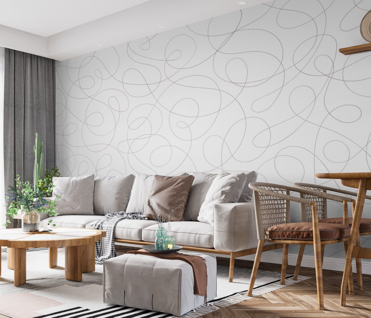 Fototapeta Abstrakcyjne, eleganckie linie.