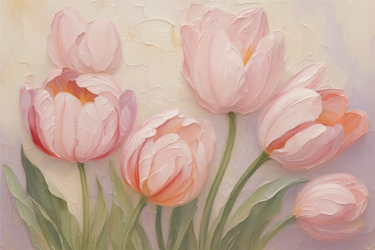 Fototapeta Obraz przedstawiający tulipany.