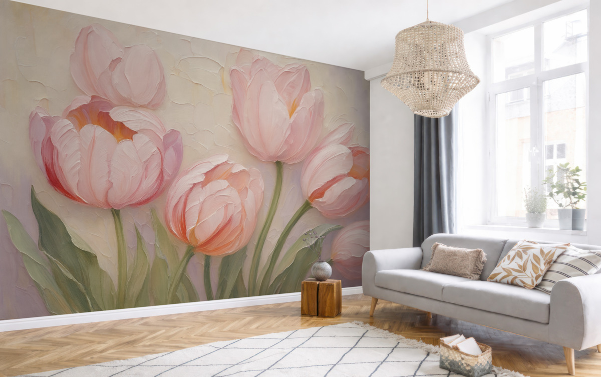 Fototapeta Obraz przedstawiający tulipany.