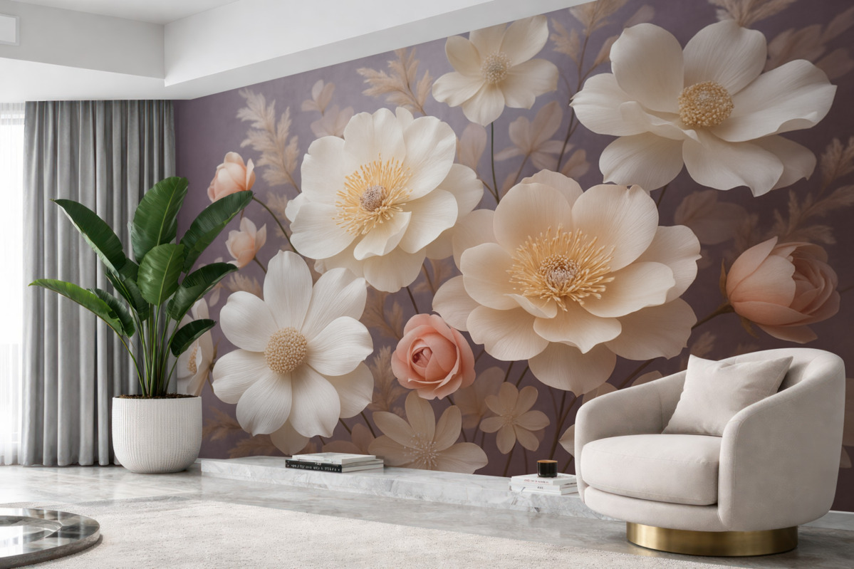 Fototapeta Kwiaty w pełnym rozkwicie.