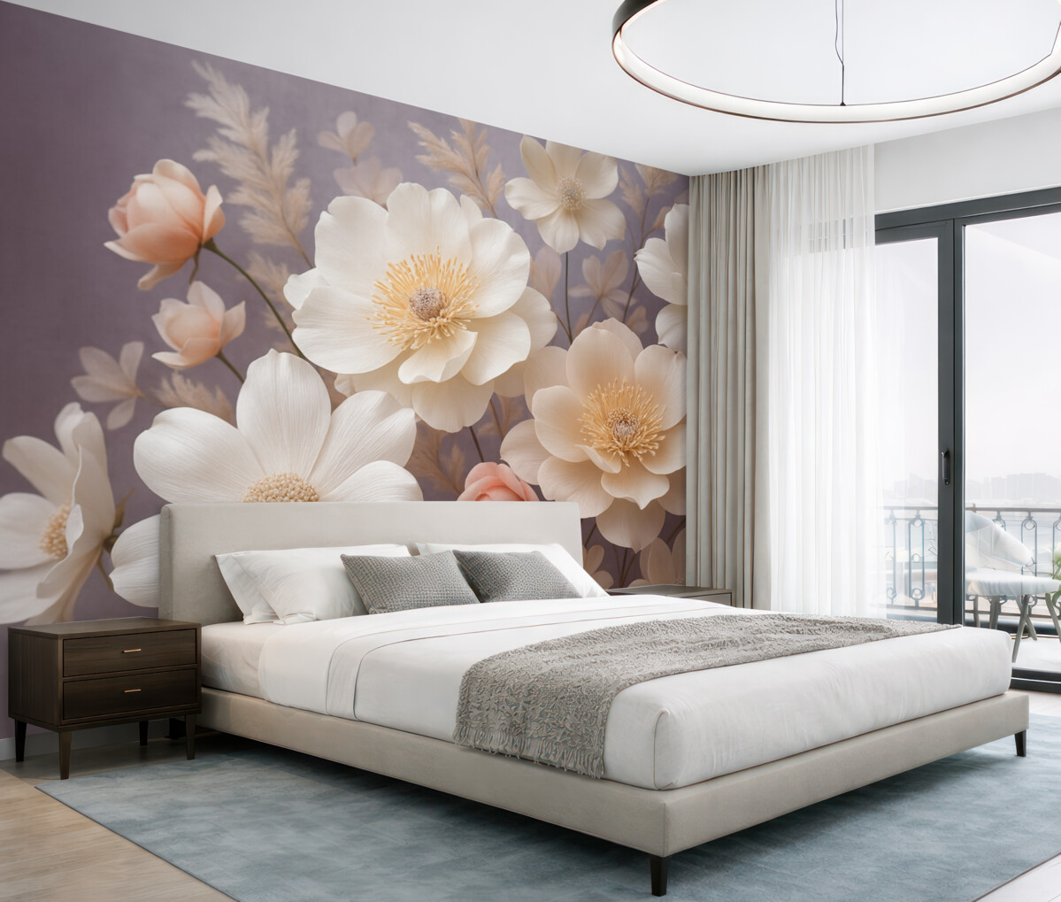 Fototapeta Kwiaty w pełnym rozkwicie.