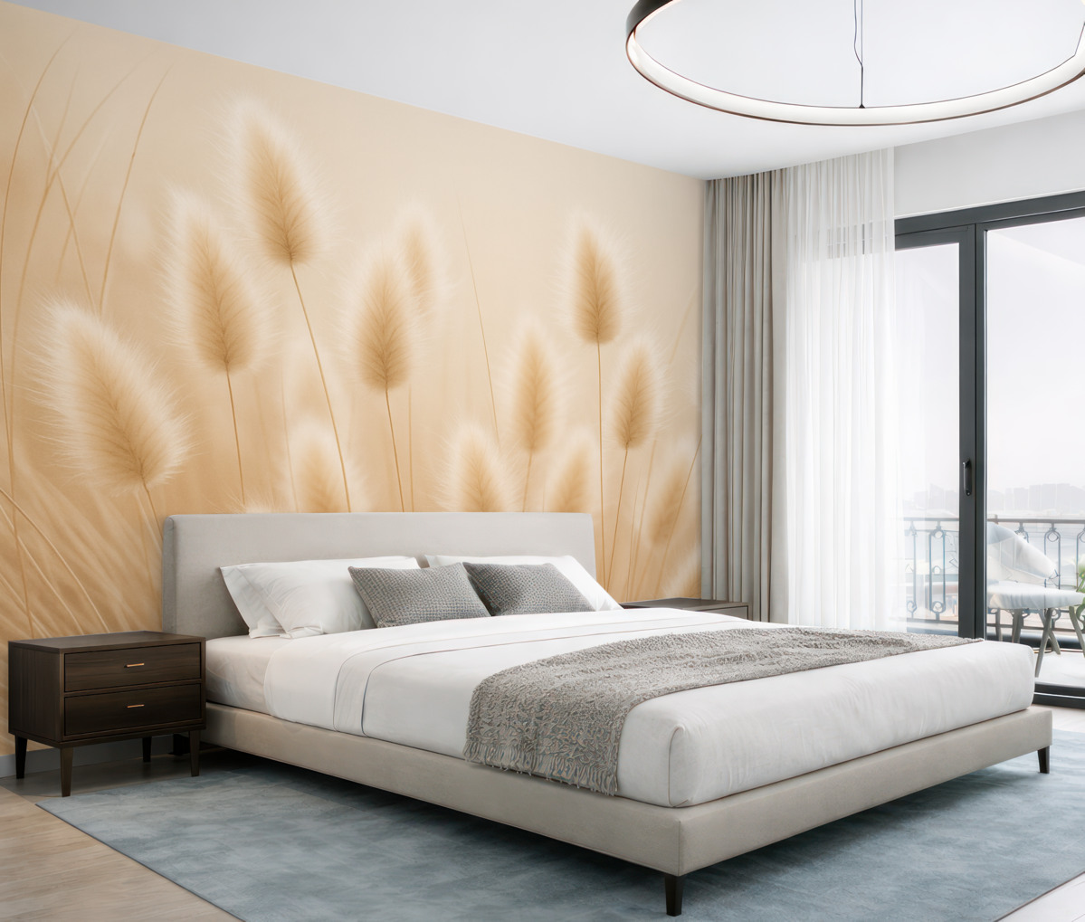 Fototapeta Roślinność łąkowa.