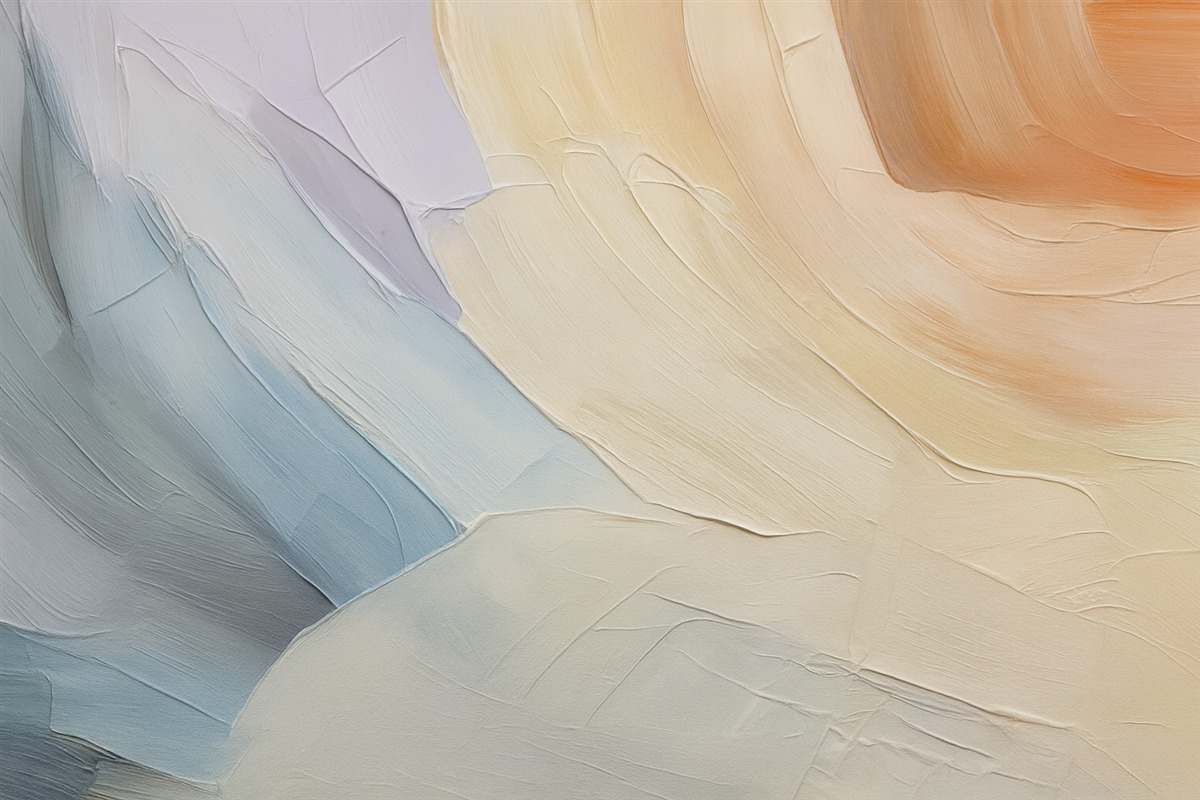 Fototapeta Abstrakcja naśladująca ruchy pędzla.