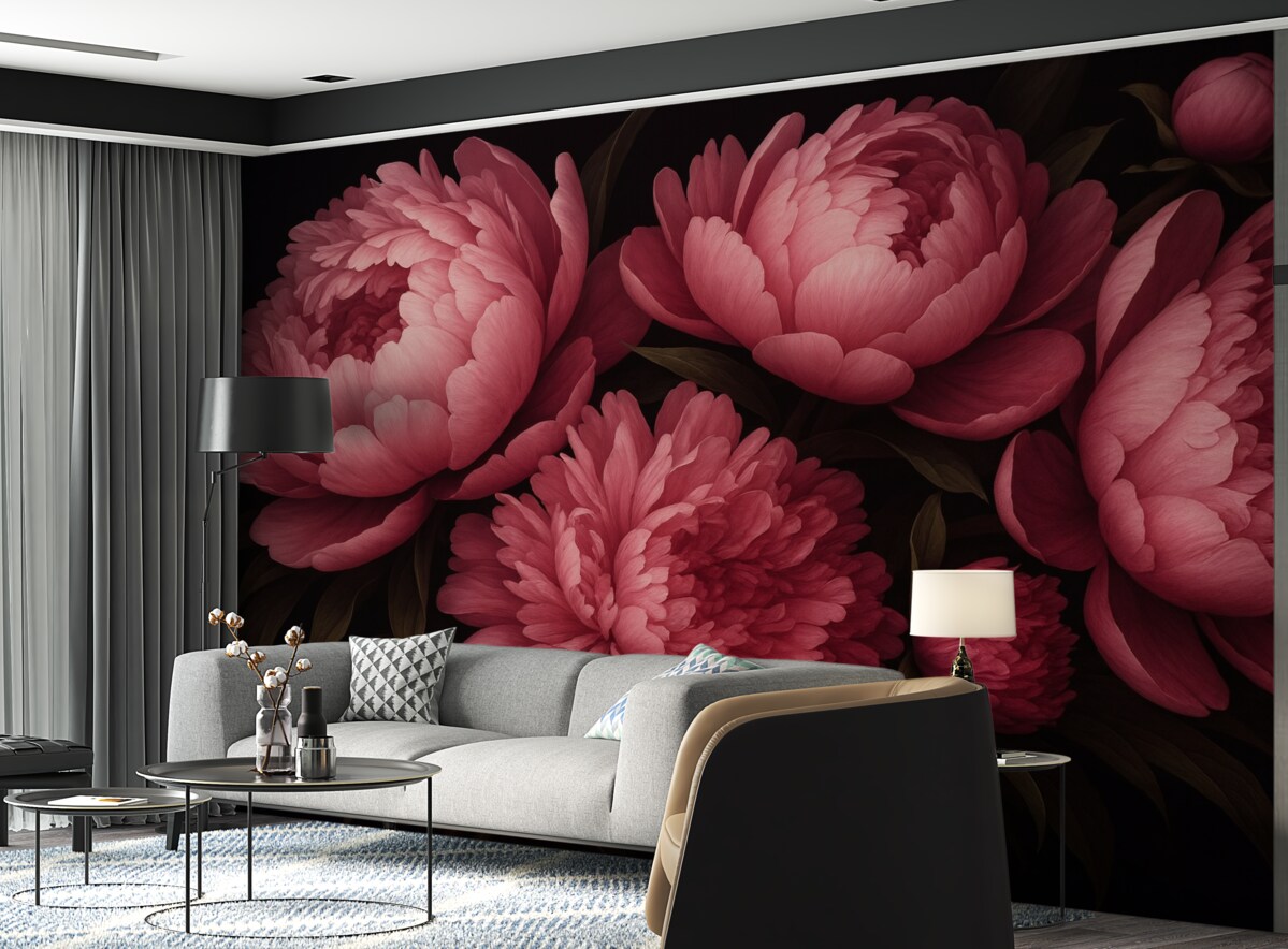 Fototapeta Różowe piwonie.