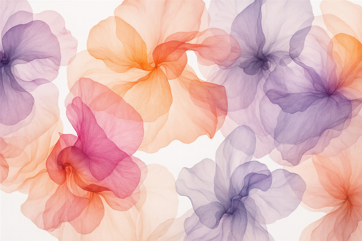 Fototapeta Wzory kwiatowe.