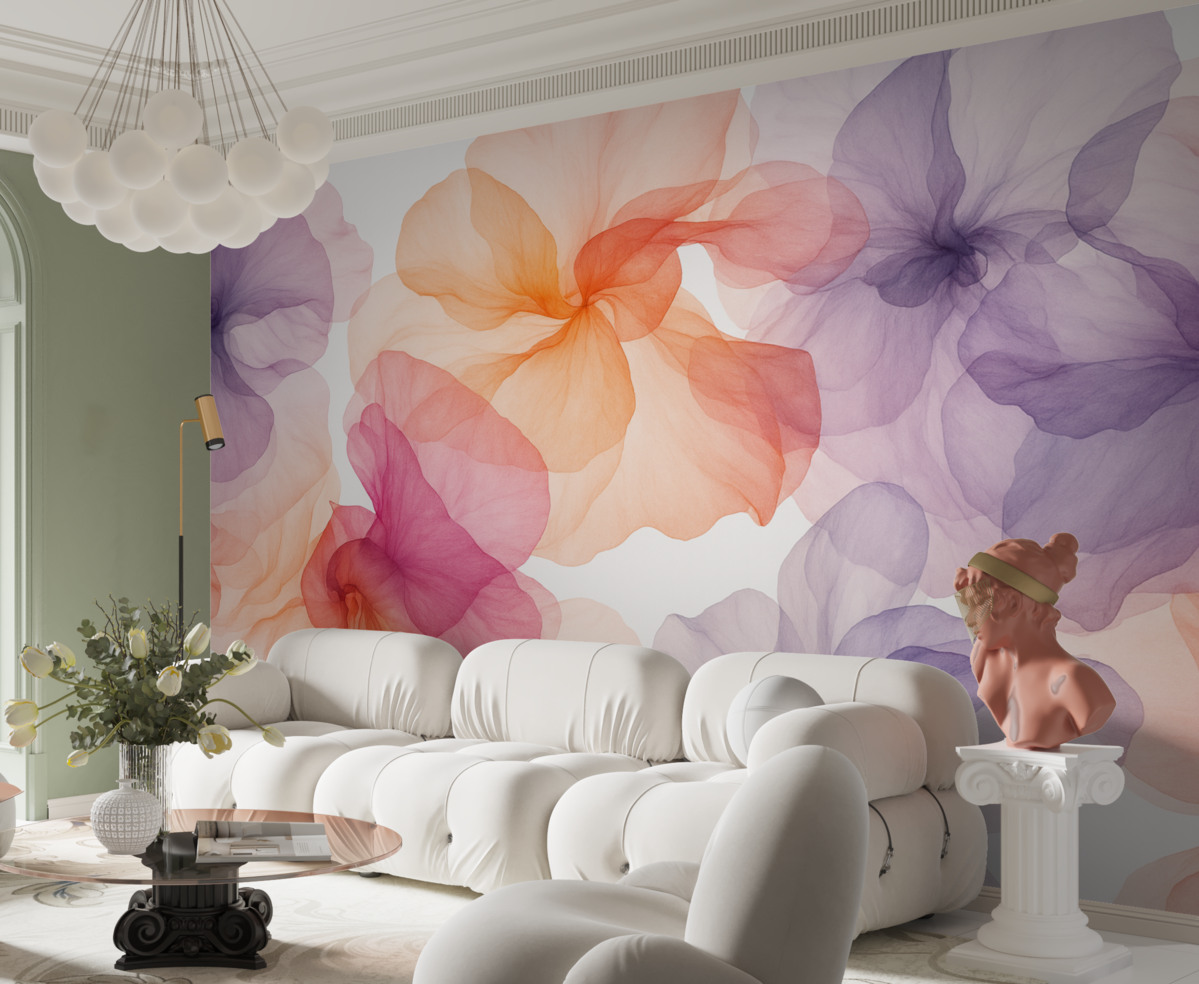 Fototapeta Wzory kwiatowe.