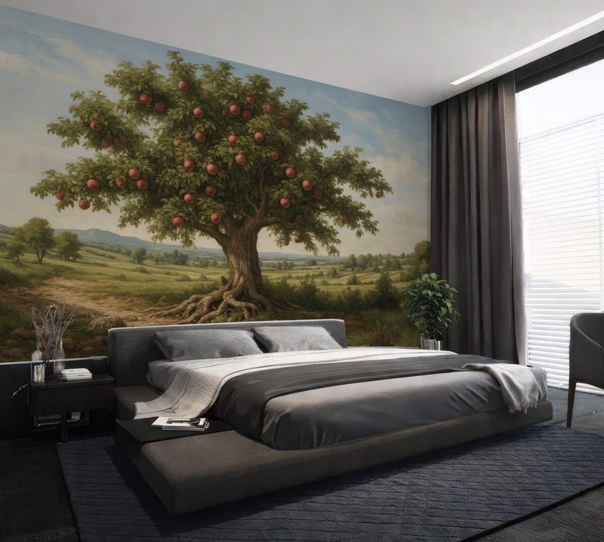 Fototapeta Jabłoń w kotlinie.