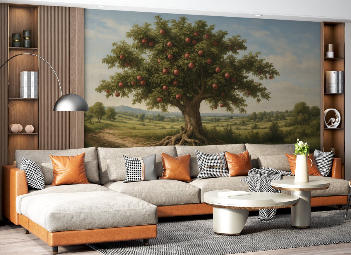 Fototapeta Jabłoń w kotlinie.