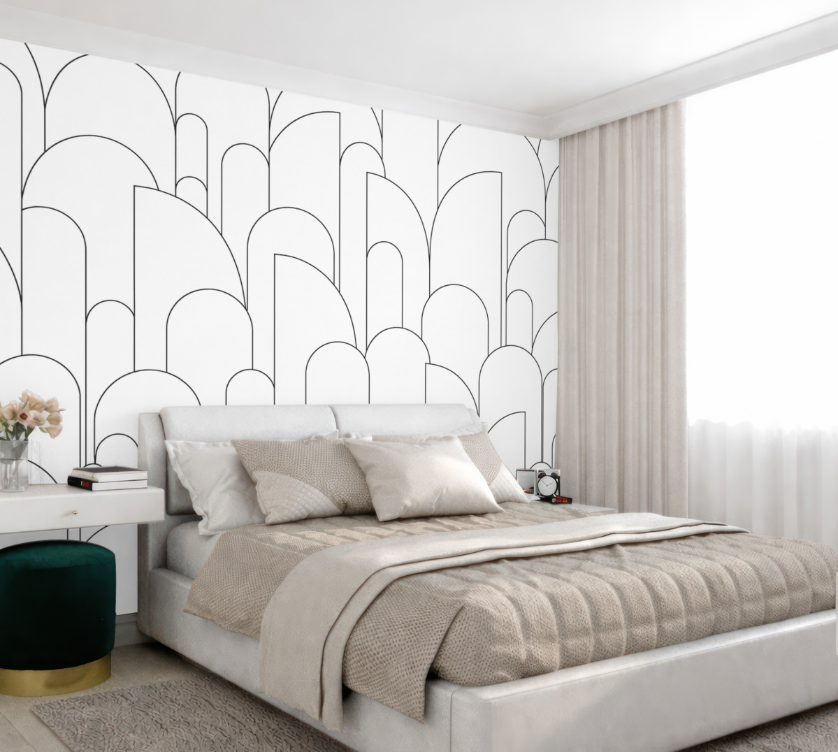 Fototapeta Minimalistyczne łuki.