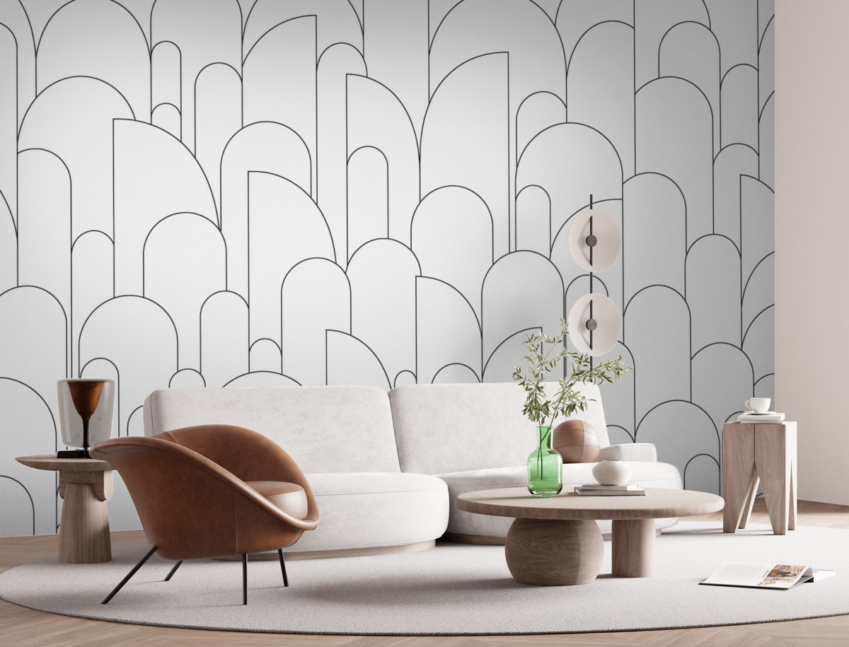 Fototapeta Minimalistyczne łuki.