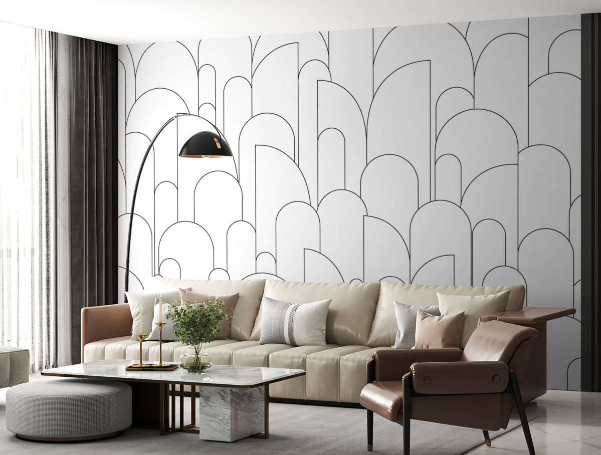 Fototapeta Minimalistyczne łuki.