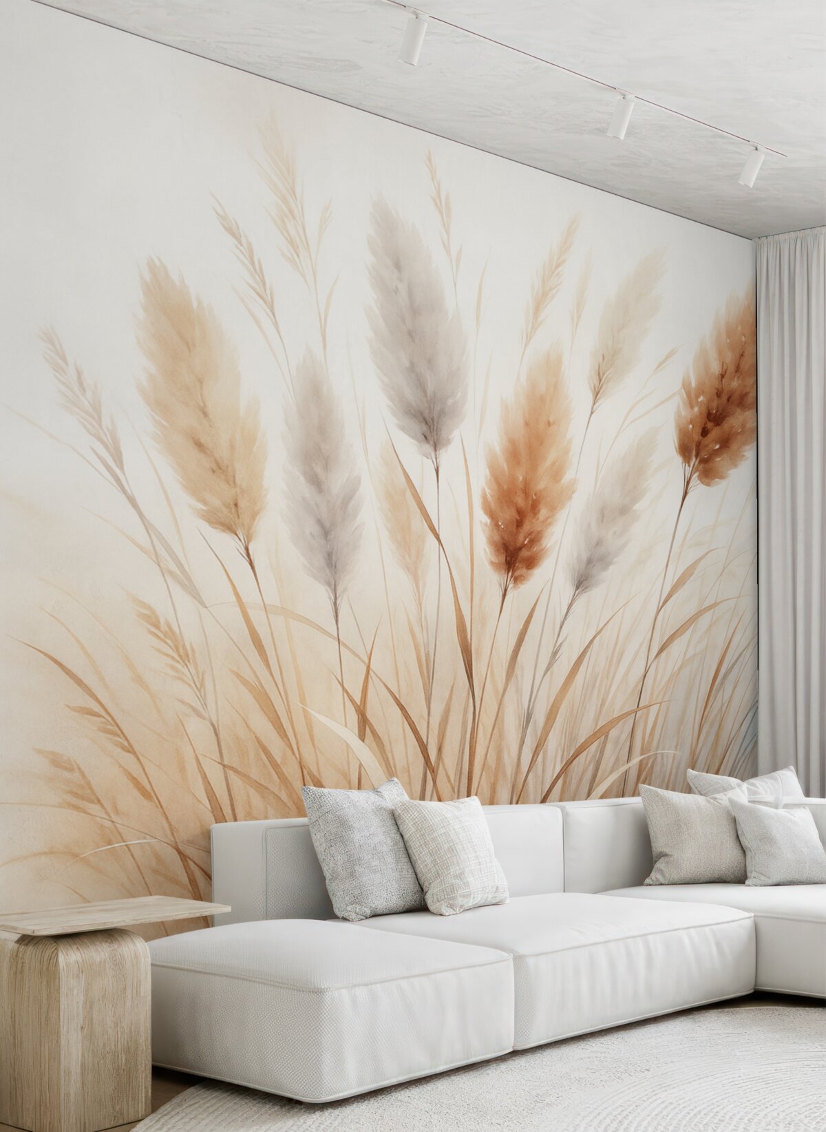 Fototapeta Suszone zioła naśladujące akwarelę.