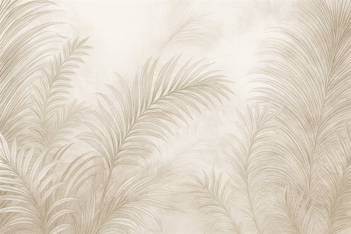 Fototapeta Modne liście grunge.