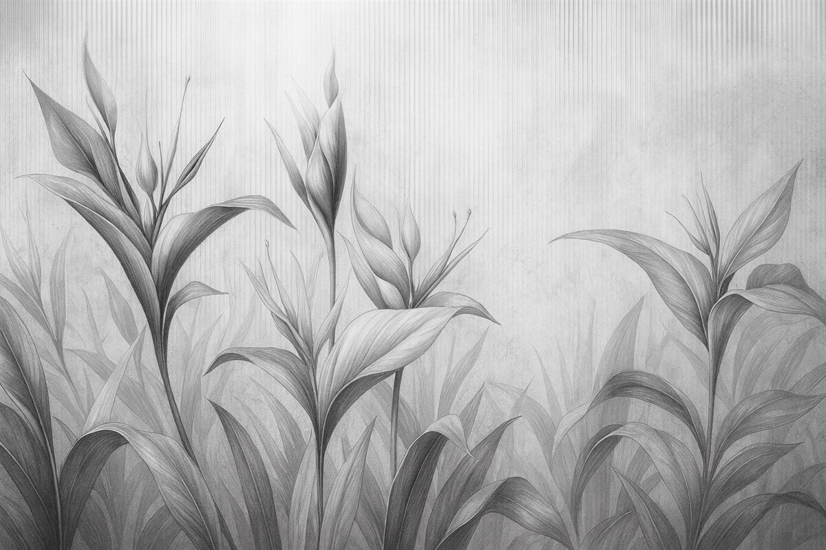 Fototapeta Liście w stylu art nouveau.