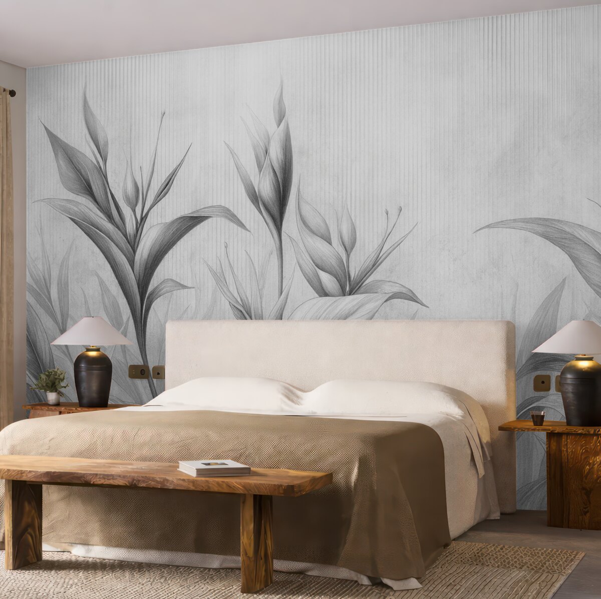 Fototapeta Liście w stylu art nouveau.