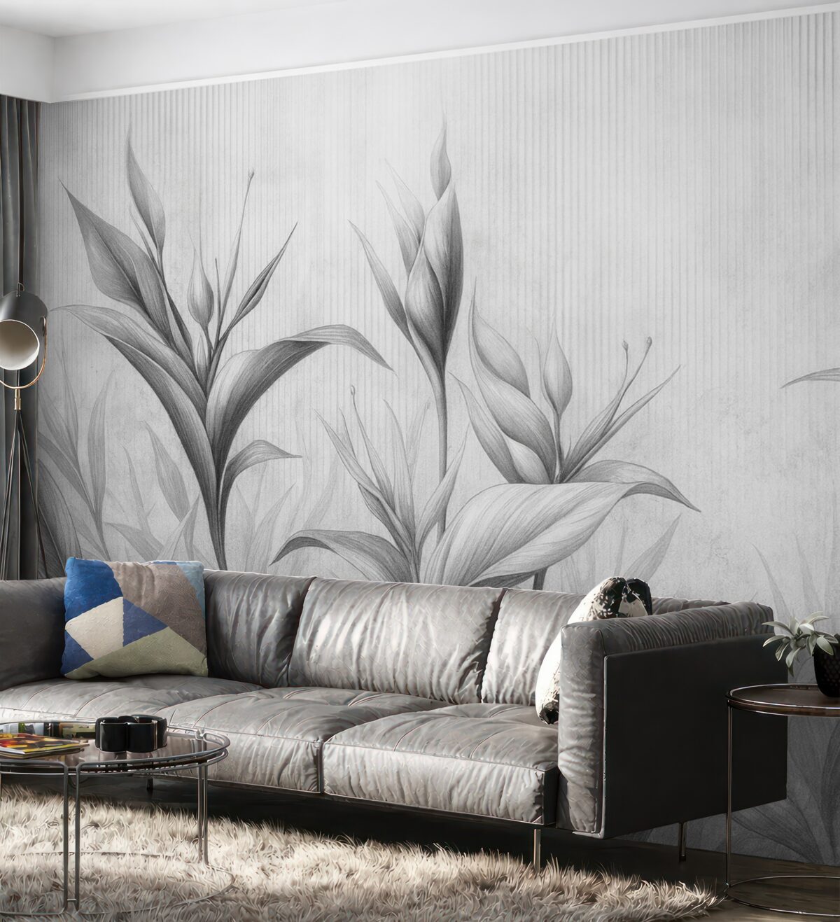 Fototapeta Liście w stylu art nouveau.