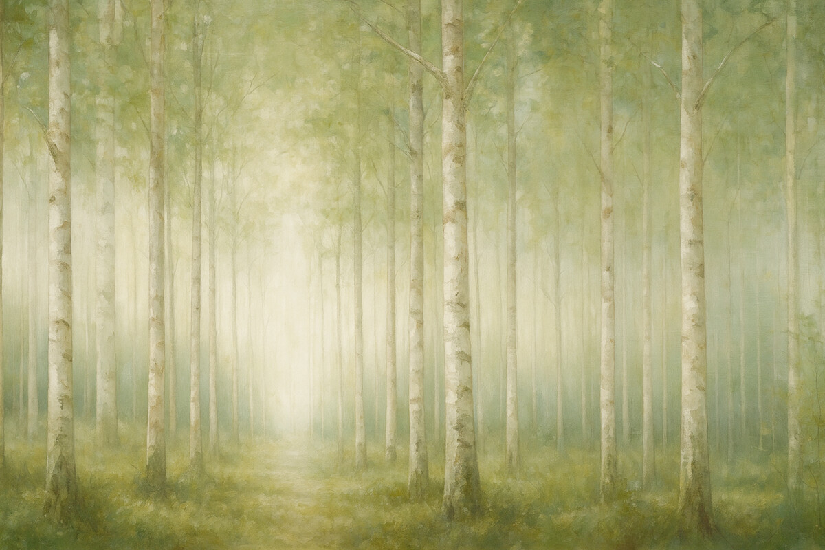 Fototapeta Drzewa w lesie.