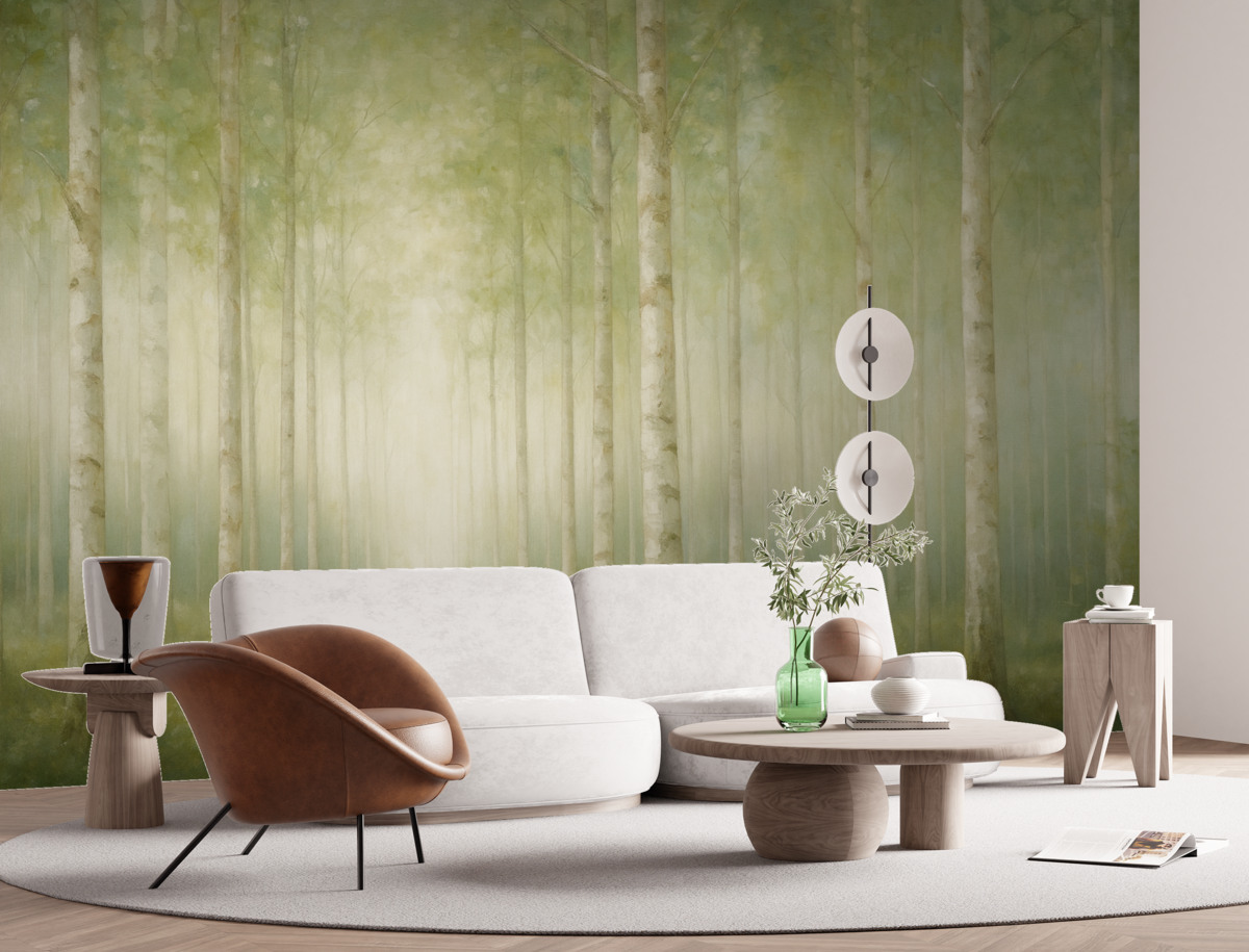 Fototapeta Drzewa w lesie.