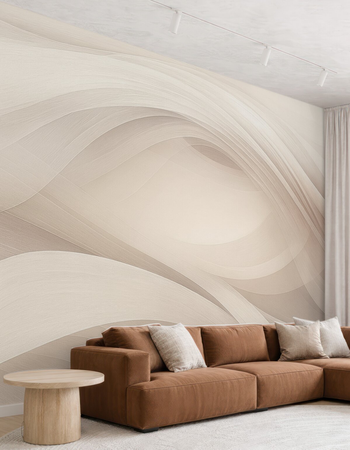 Fototapeta Abstrakcyjne fale w jasnych tonacjach.