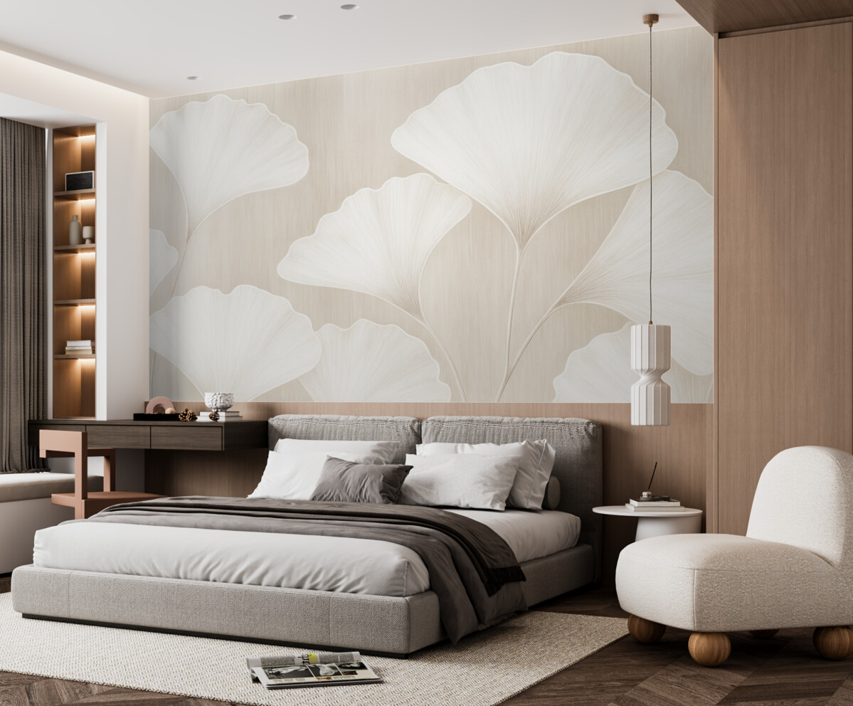 Fototapeta Liście ginkgo biloba.