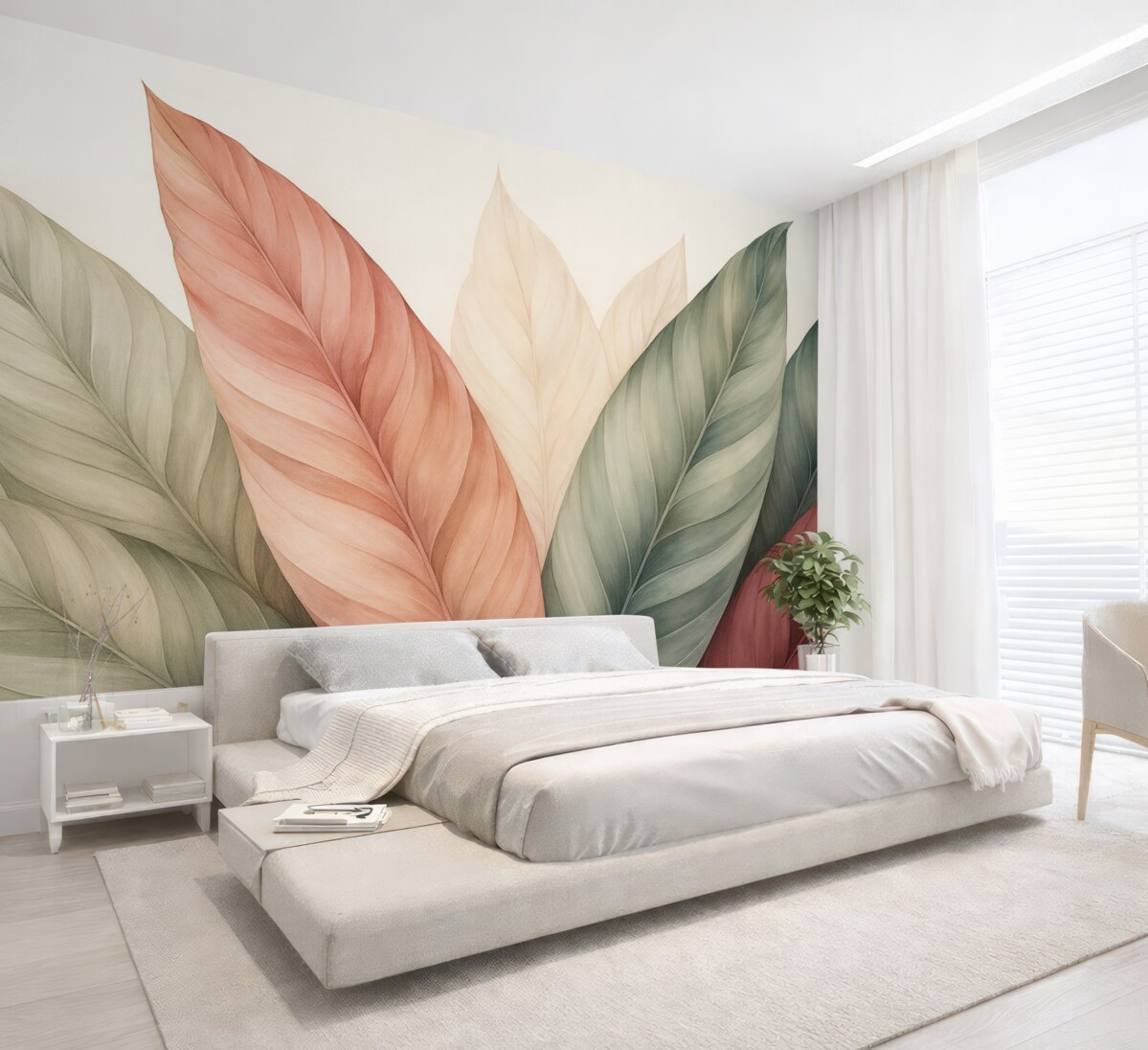 Fototapeta Liście w różnych kolorach.