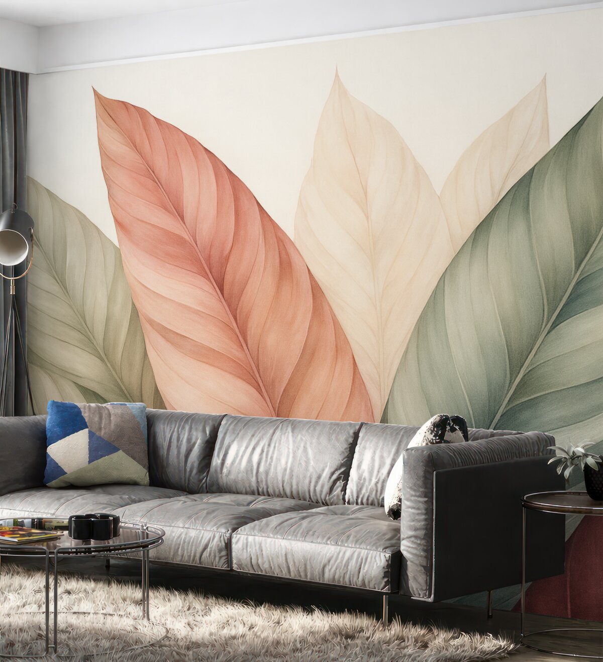 Fototapeta Liście w różnych kolorach.