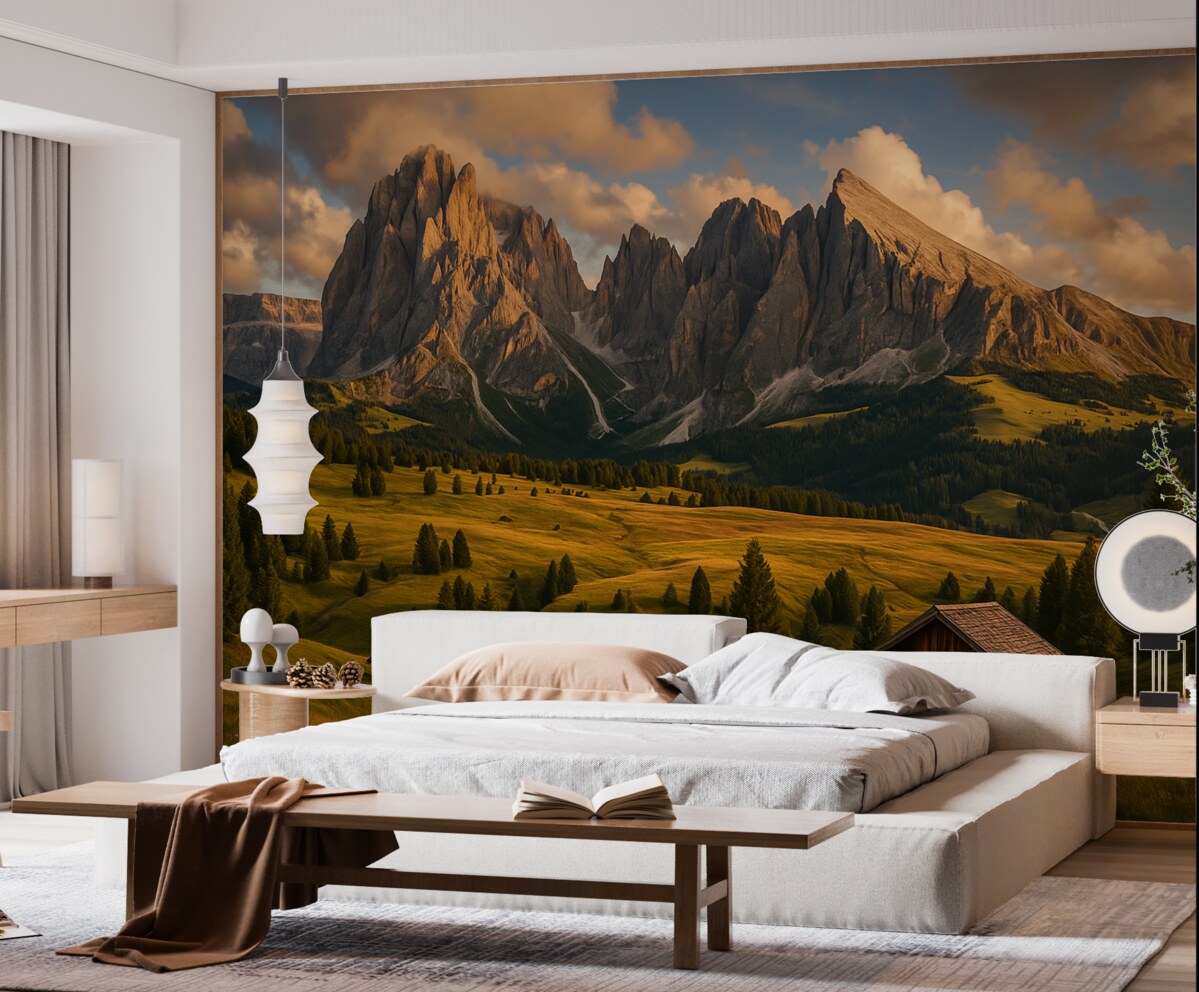 Fototapeta Drzewo z kwiatami w formie płaskorzeźby.