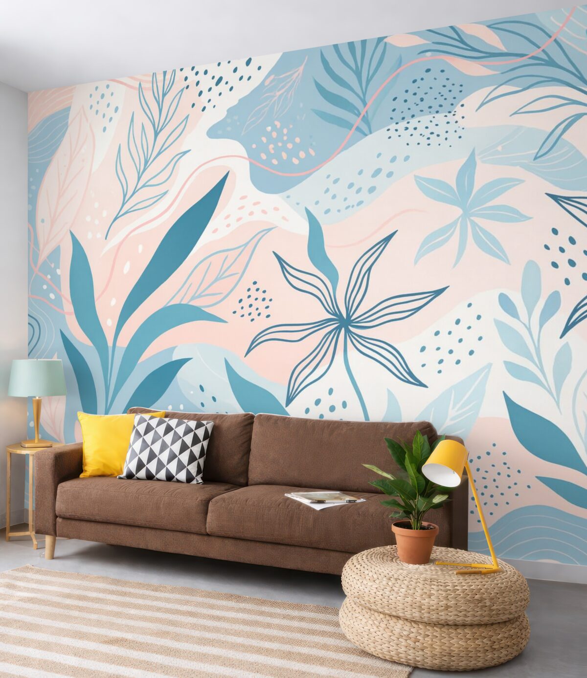 Fototapeta Abstrakcyjny wzór roślinny.