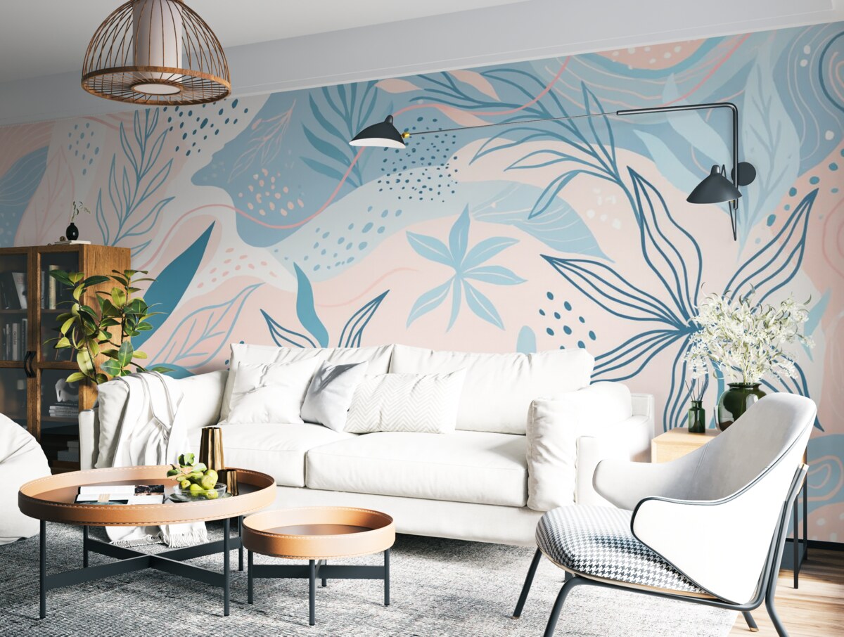 Fototapeta Abstrakcyjny wzór roślinny.