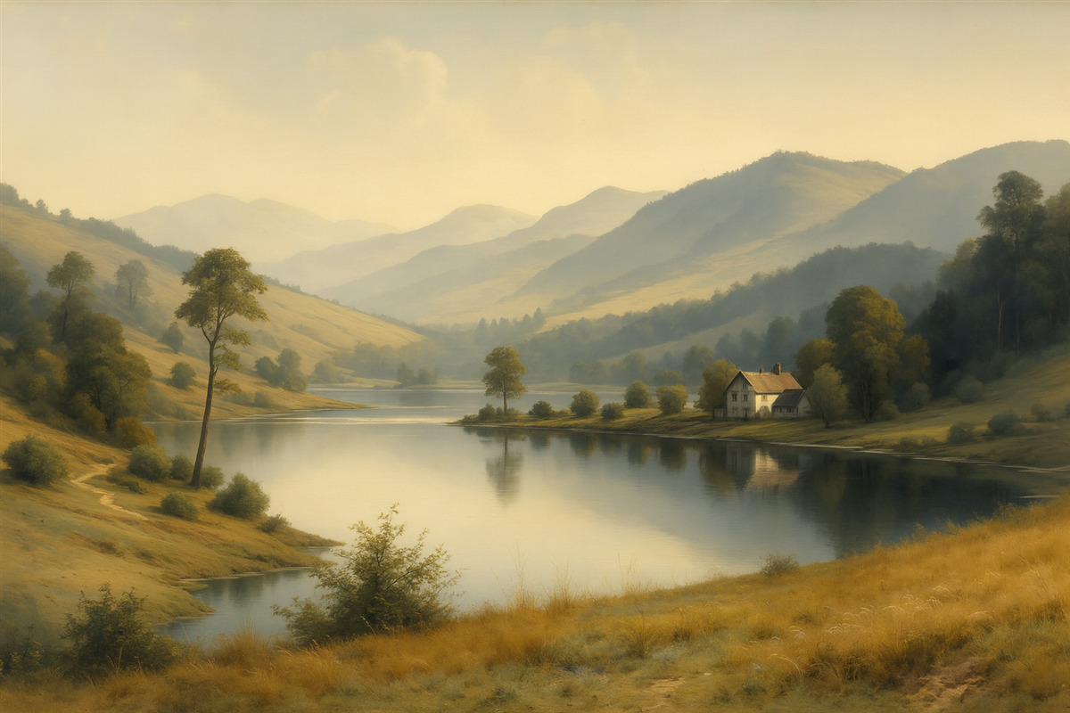 Fototapeta Cisza pejzażu.