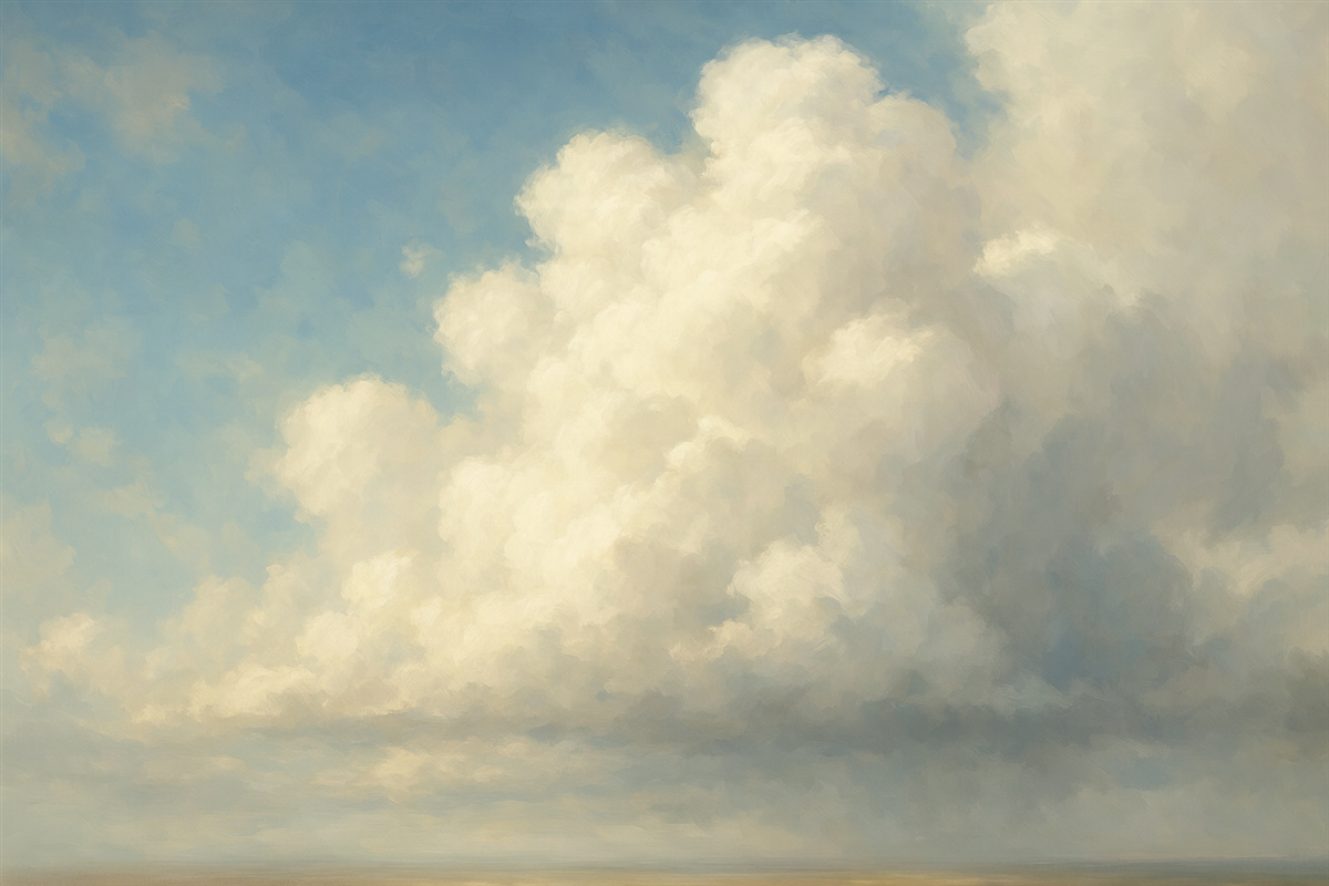 Fototapeta Zasłonięte niebo.