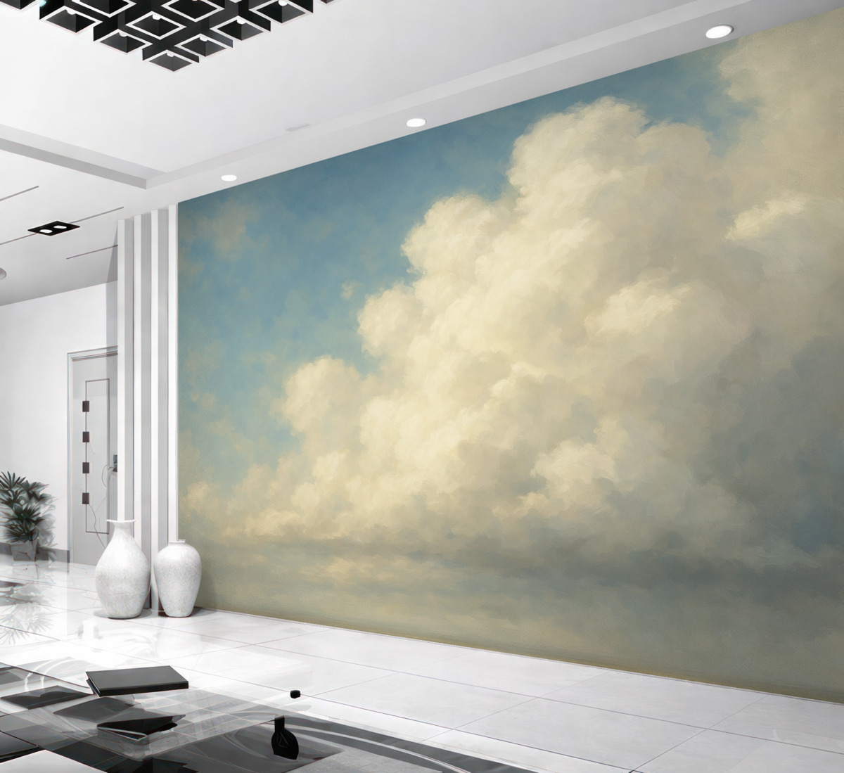 Fototapeta Zasłonięte niebo.