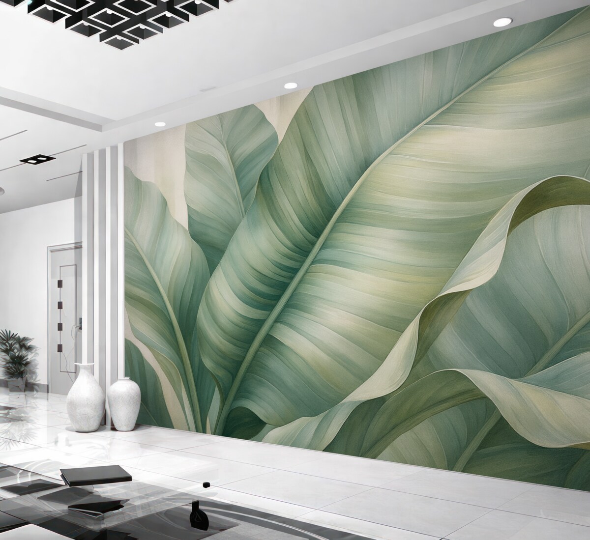 Fototapeta Abstrakcyjne liście.