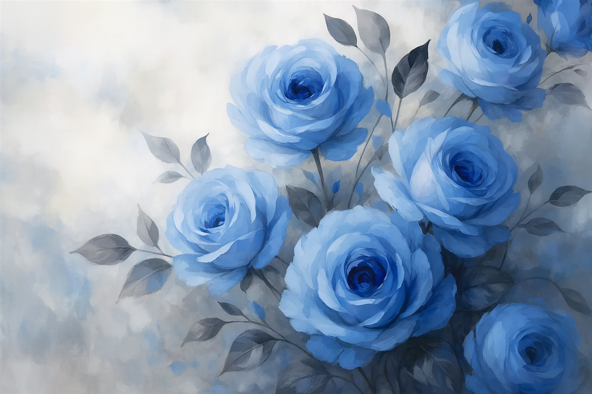 Fototapeta Róże abstrakcyjne.