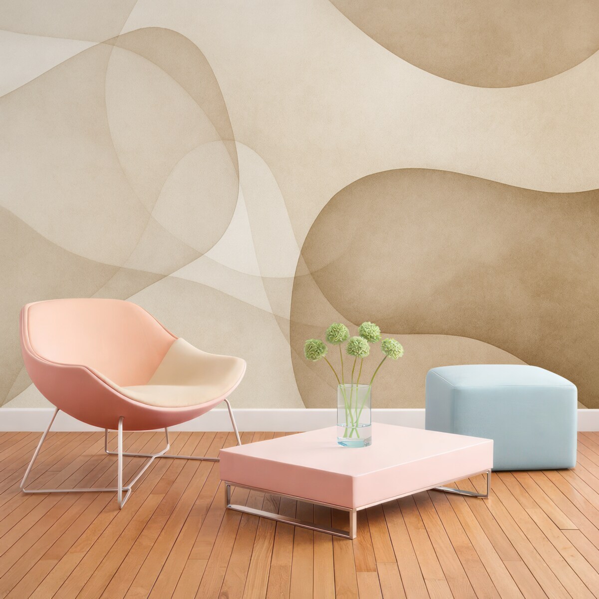 Fototapeta Abstrakcyjne kontury gór.