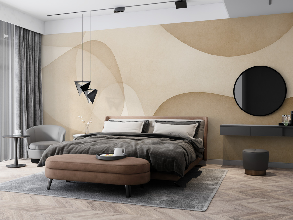 Fototapeta Abstrakcyjne kontury gór.