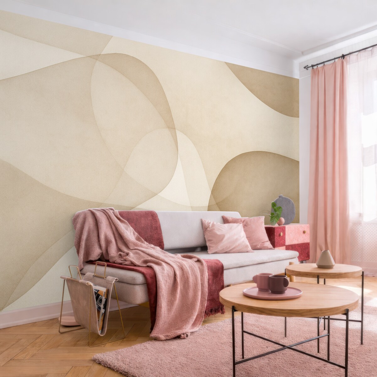 Fototapeta Abstrakcyjne kontury gór.