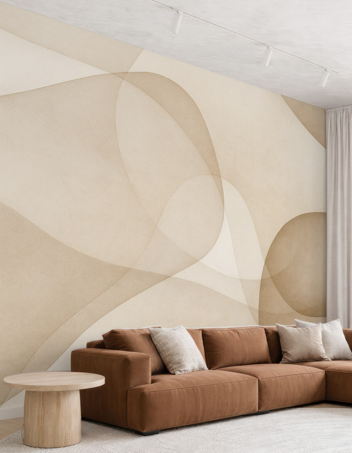 Fototapeta Abstrakcyjne kontury gór.