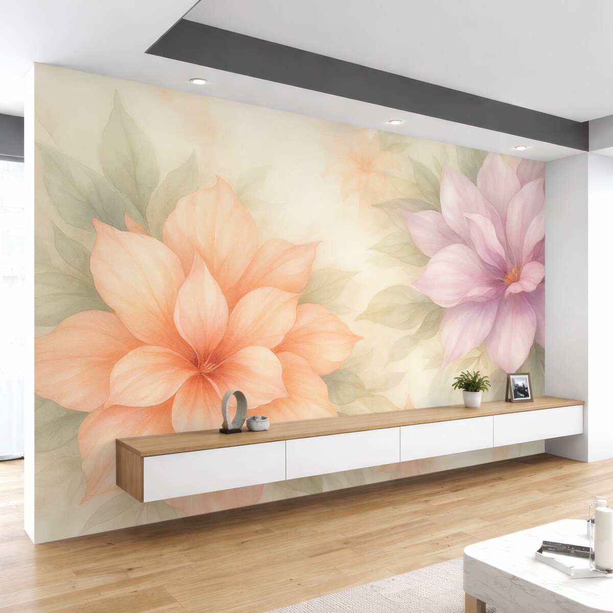 Fototapeta Subtelne płatki kwiatów