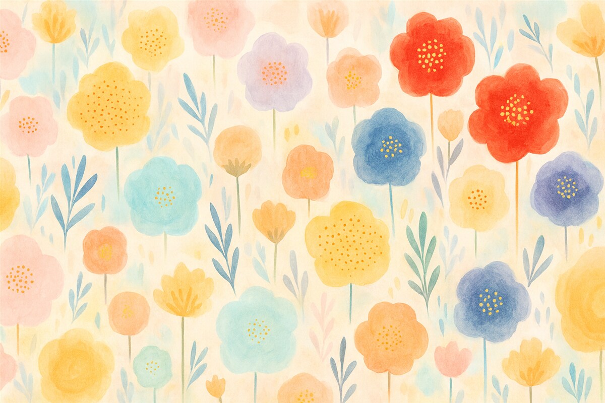 Fototapeta Wyraźne abstrakcyjne rośliny.